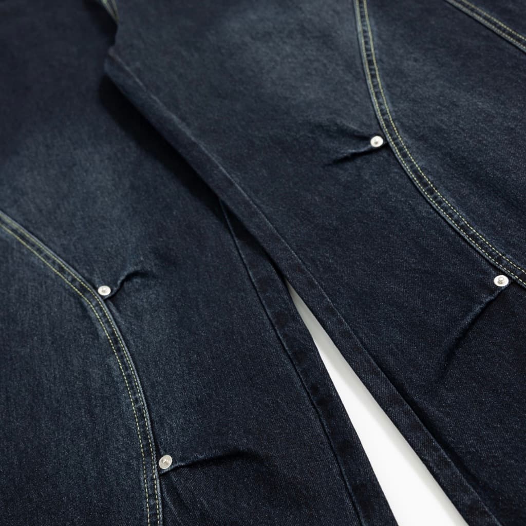 URTHE - กางเกงยีนส์ เอวยางยืด รุ่น CURVECTOR TROUSERS รูปที่ 3