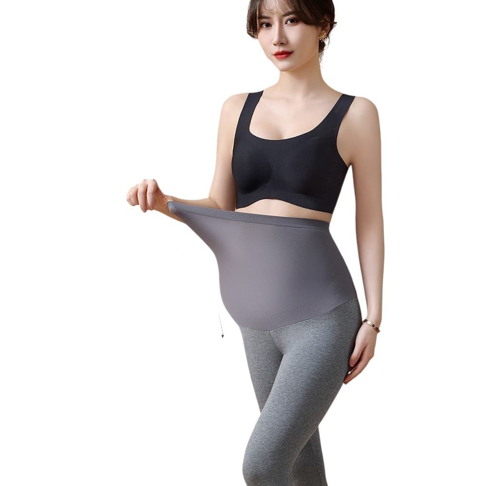 MACHIKO | G18 เลกกิ้งคนท้อง ผ้าคอตตอน ไร้ขอบ ผ้ายืด นุ่ม ใสสบาย ไม่คัน ใส่ได้ยันหลังคลอด รูปที่ 5