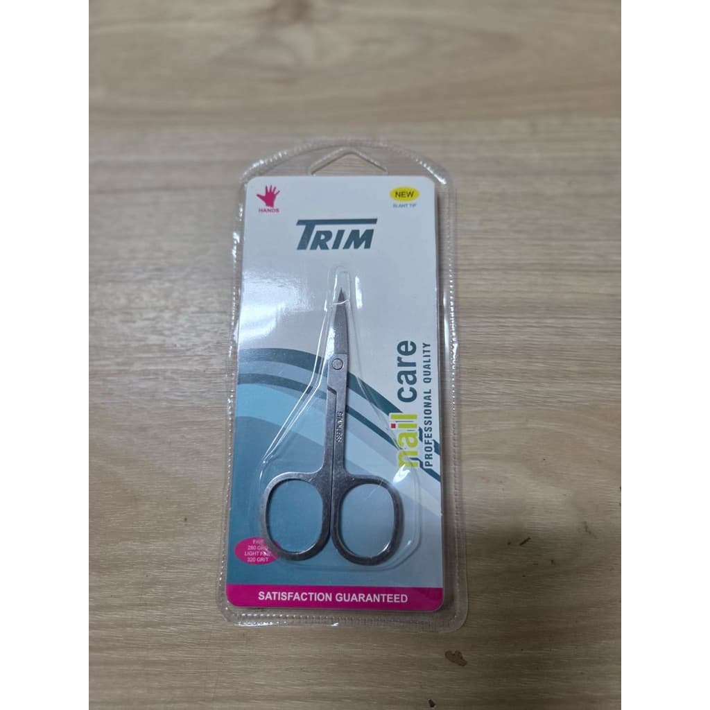 Trim Nose Hair Scissors กรรไกรตัดขนจมูก ปลายกลมกันบาด ปลายแหลม สแตนเลส ยี่ห้อ TRIM ทริม ราคาส่ง ราคา ต่อตัว รูปที่ 9