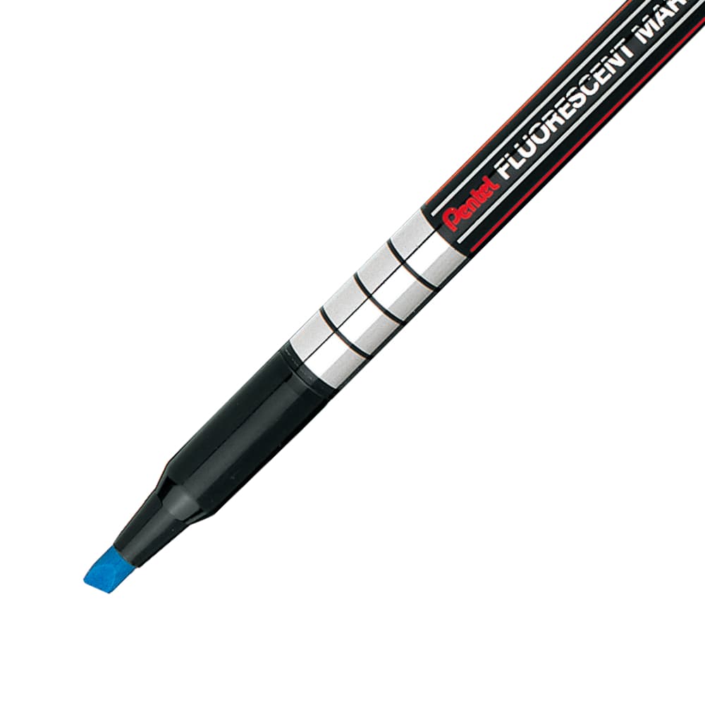 Pentel S512 ปากกาไฮไลท์ แบบหัวตัด แบบ บรรจุ 3 ด้าม และ บรรจุ 5 ด้าม ขนาดเส้น 1.0 มม - 3.5 มม รูปที่ 4