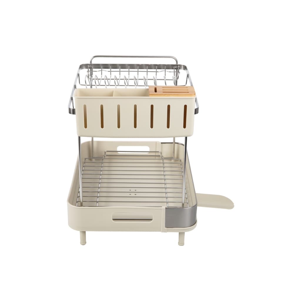 ที่คว่ำจานสเตนเลสพร้อมถาดรอง 2 ชั้น KASSA HOME รุ่น WK810449-1 ขนาด 46.6 x 32.2 x 41.1 ซม. รูปที่ 3