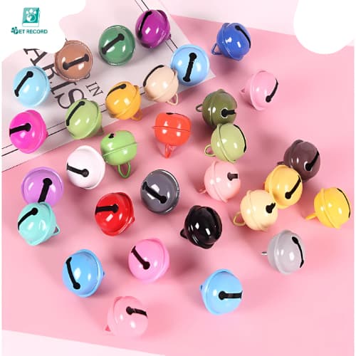 Pet Record ปลอกคอกระดิ่ง ขนาด 22 มม. สีแคนดี้ สําหรับสัตว์เลี้ยง สุนัข แมว DIY รูปที่ 2