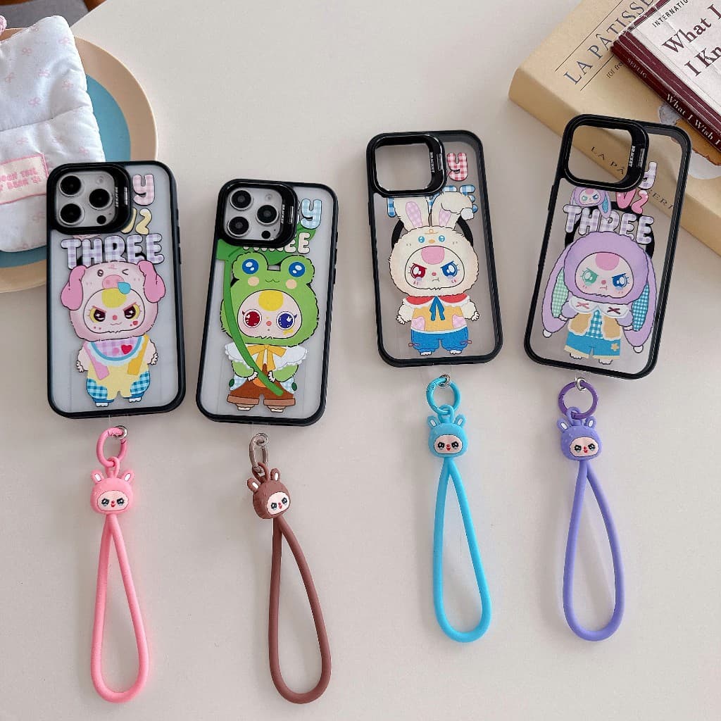 ส่งจากไทย มาใหม่ ซิลิโคนห้อยโทรศัทพ์ หูฟัง ลายการ์ตูนน่ารัก สำหรับเคสทุกรุ่น สายคล้องมือ ที่จับมือถือ แหวนโทรศัทพ์แผ่นแป รูปที่ 4