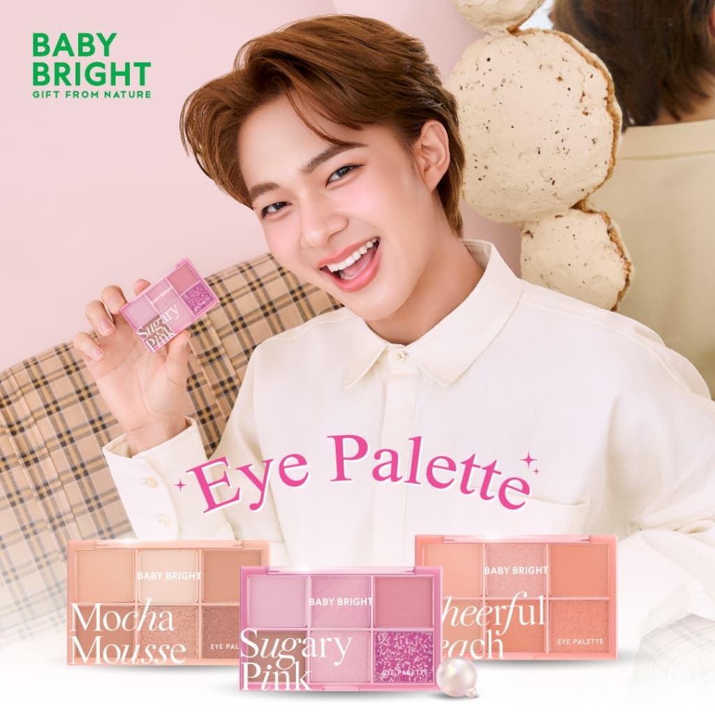 Baby Bright อายพาเลท 0.7g x 6สี เบบี้ไบร์ท รูปที่ 1