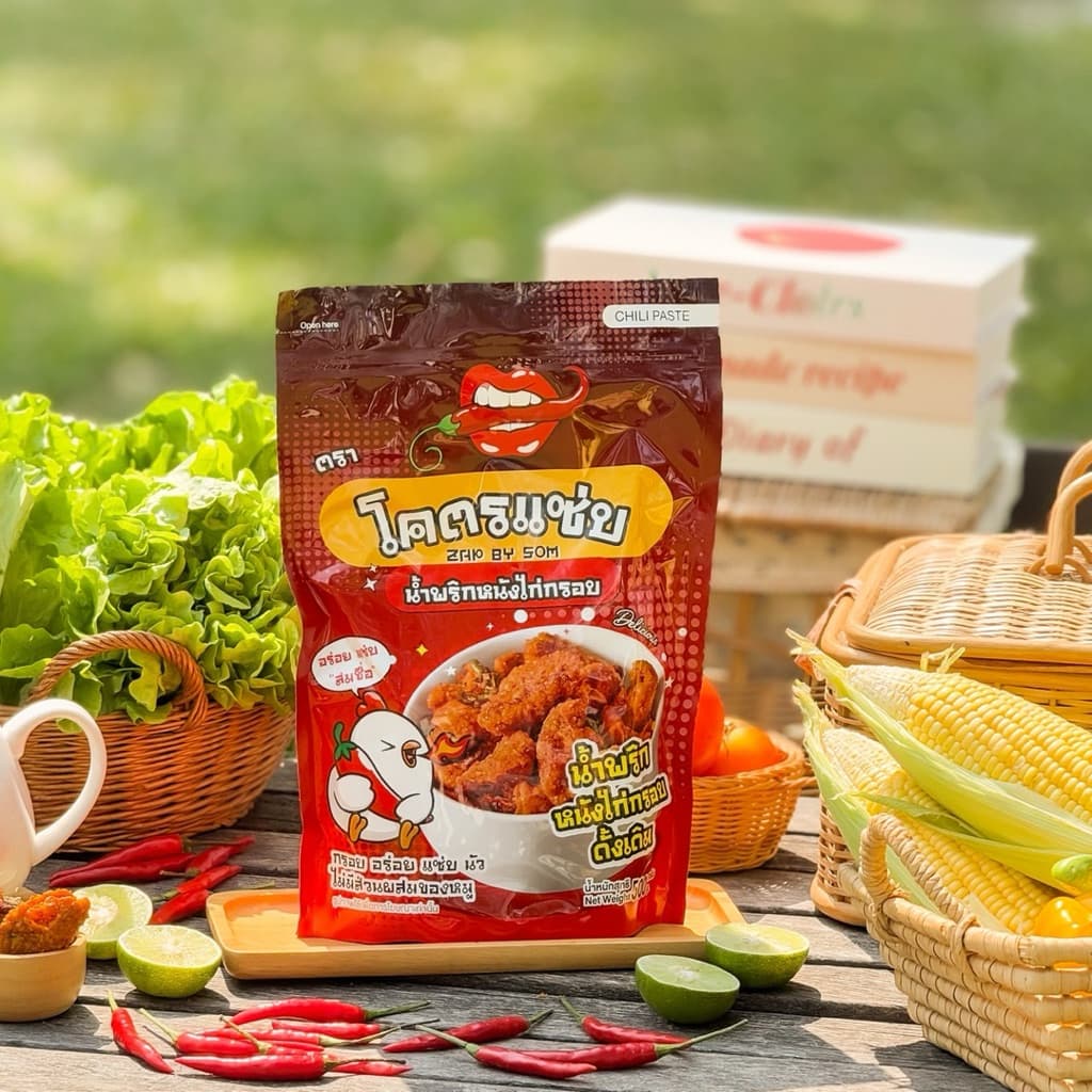 หนังไก่รสดั้งเดิม มีส่งด่วน ชิ้นโต อร่อยฟิน 500 กรัม รูปที่ 3