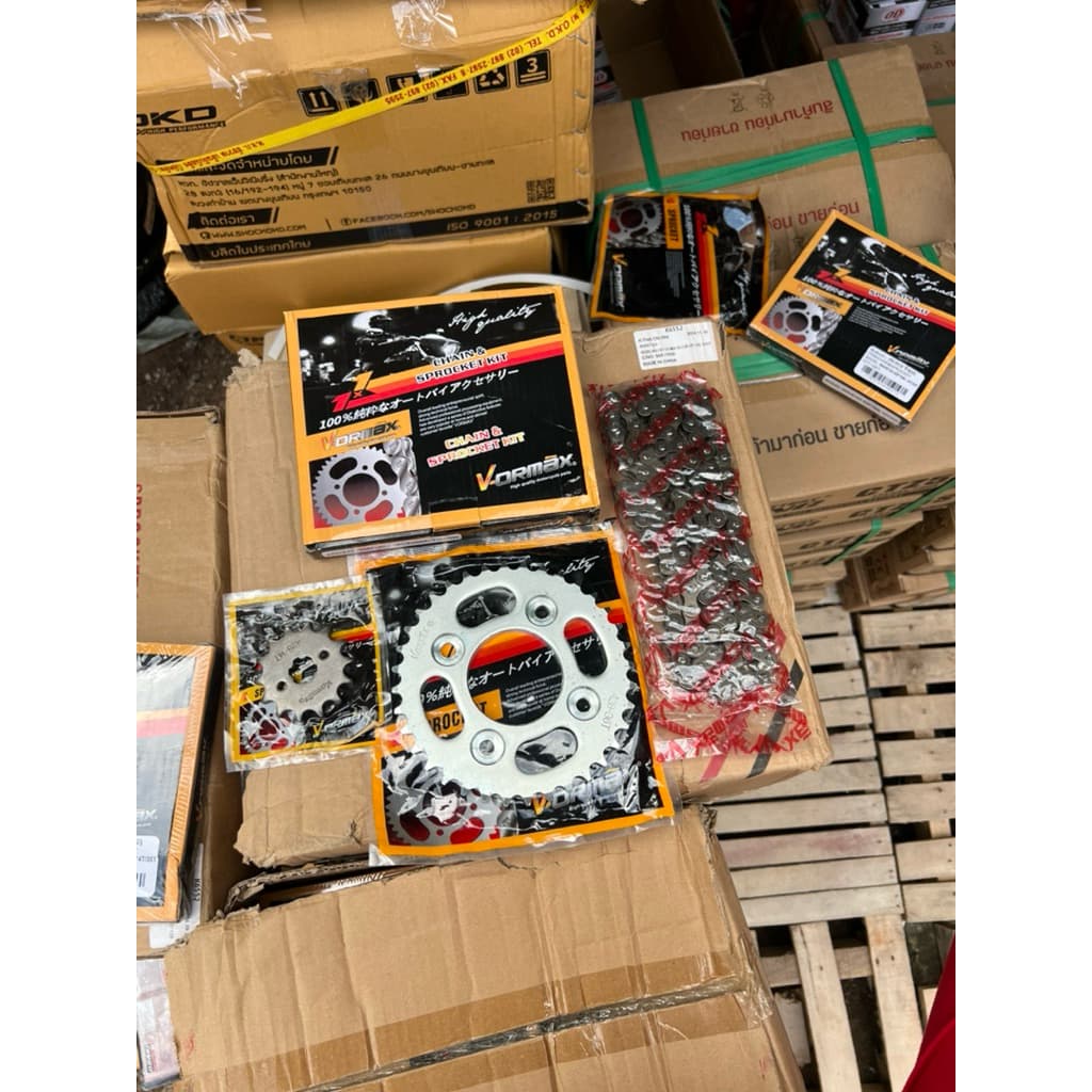VORMAX โซ่สเตอร์ 3ชิ้น 428W125 WAVE100S ยูบ๊อกซ์ WAVE110I WAVE25I MSX125 DREAM SUPER CUP รูปที่ 6