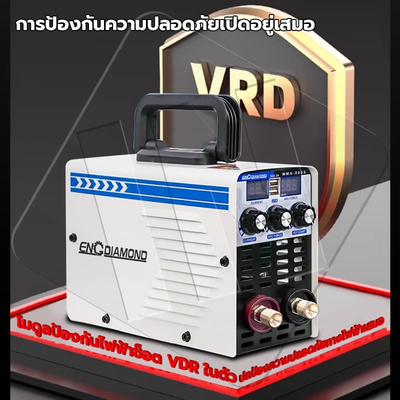 IN ตู้เชื่อม IGBT จอแสดงผลดิจิตอล LCD เครื่องเชื่อมอัจฉริยะ การจับคู่กระแสไฟฟ้าอัจฉริยะเต็มรูปแบบ รูปที่ 4