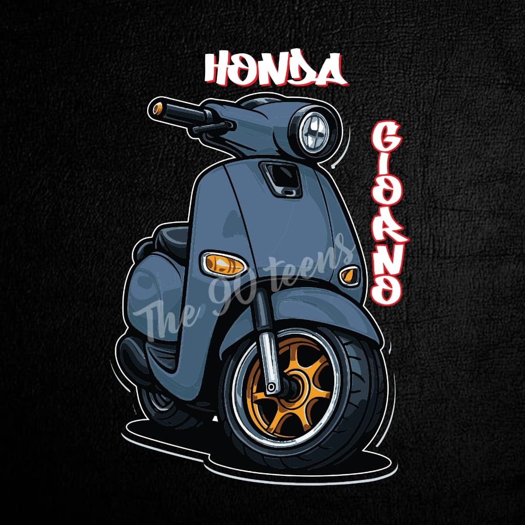 สติกเกอร์จิออโน่ สติกเกอร์ติดรถและโทรศัพท์ ลาย HONDA GIORNO มีสีรถให้เลือกถีง9สี ดีไซน์โดดเด่นไม่ซ้ำใคร sticker รูปที่ 6