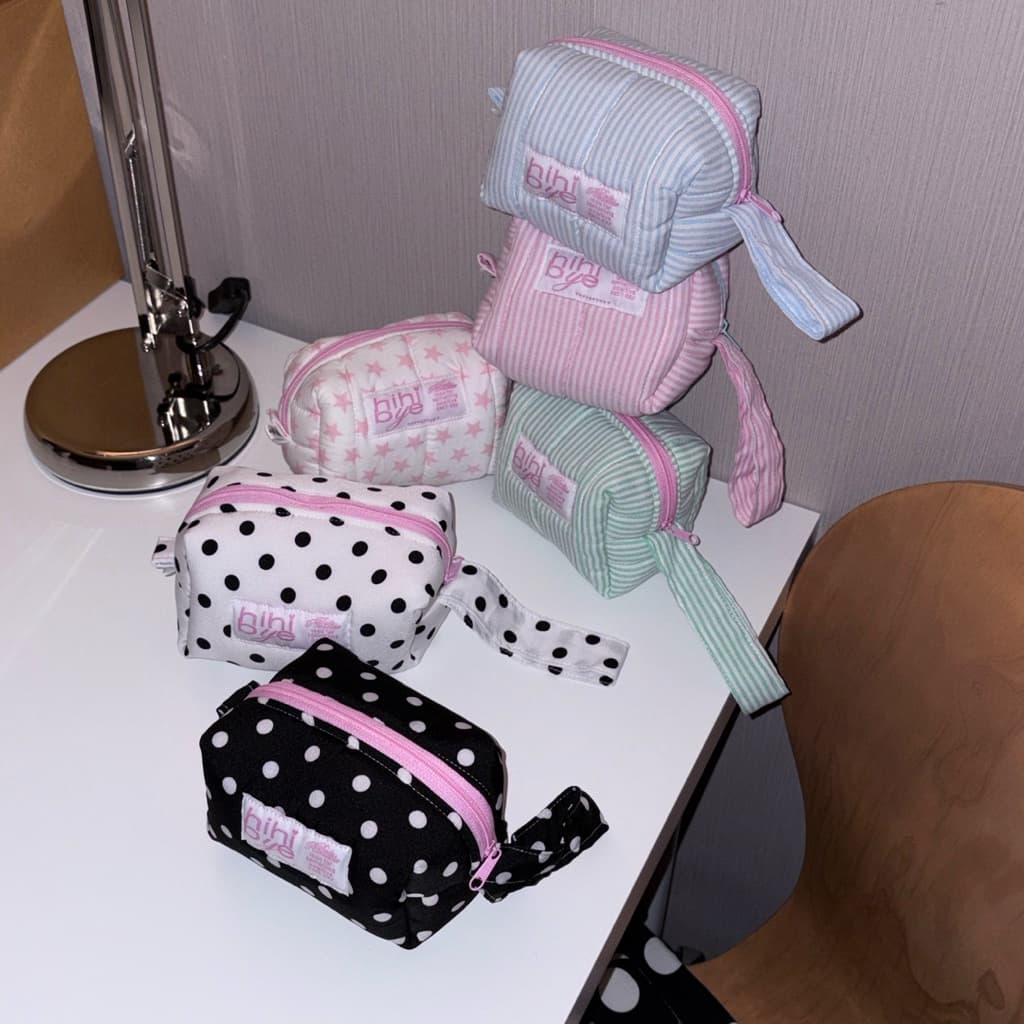 Hihibye mini fluffy pouch bag รูปที่ 3