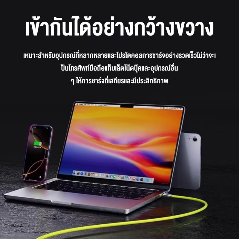 OWIRE 240W 4 in 1 สายชาร์จ Usb Type C Ios 65W Fsat สําหรับ Ip Samung Phone Adapter รูปที่ 6