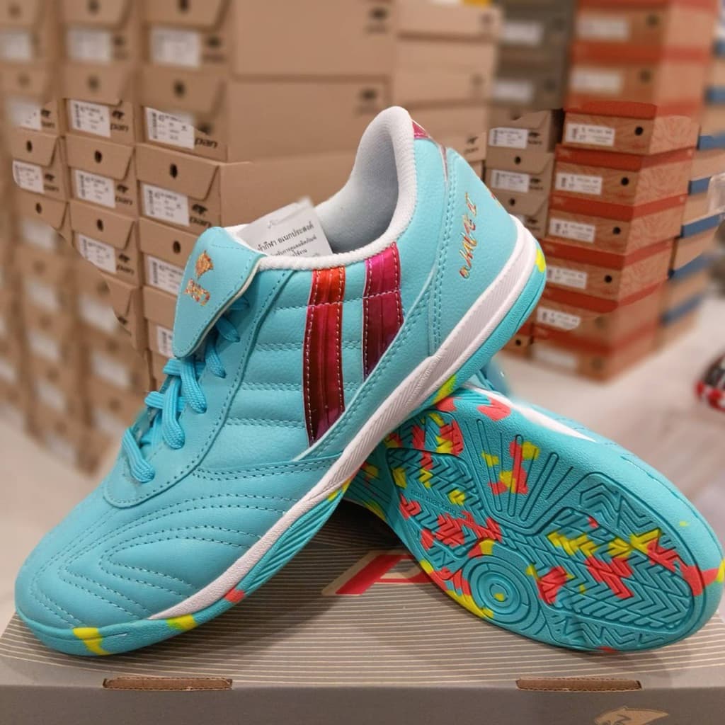 Pan รองเท้าฟุตซอลแพน Pan wave ll Rainbow หนังแท้ PF14WB.. รูปที่ 9