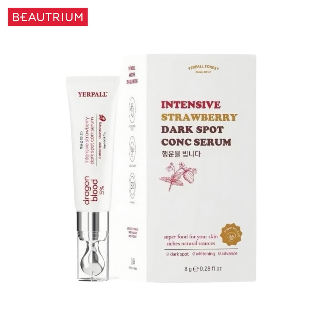 YERPALL Intensive Strawberry Dark Spot Conc Serum เซรั่มบำรุงผิวหน้า 8ml รูปที่ 2