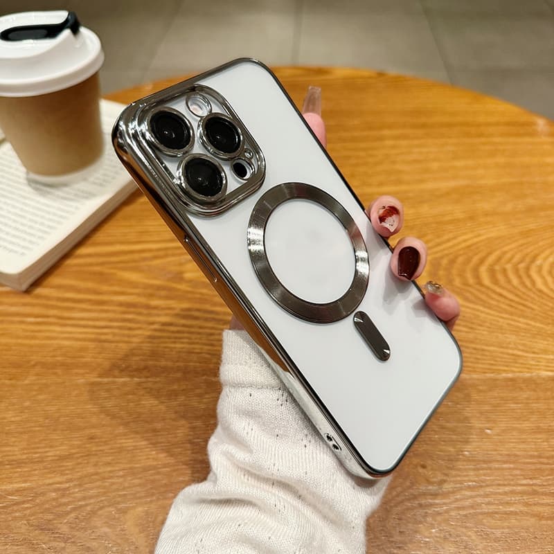 อัลลอยด์ Magnetic Case for iPhone 16 15 14 13 12 Pro Max Plus แม่เหล็ก ซองใส่โทรศัพท์ เคส สำหรับ ไอโฟน รูปที่ 5