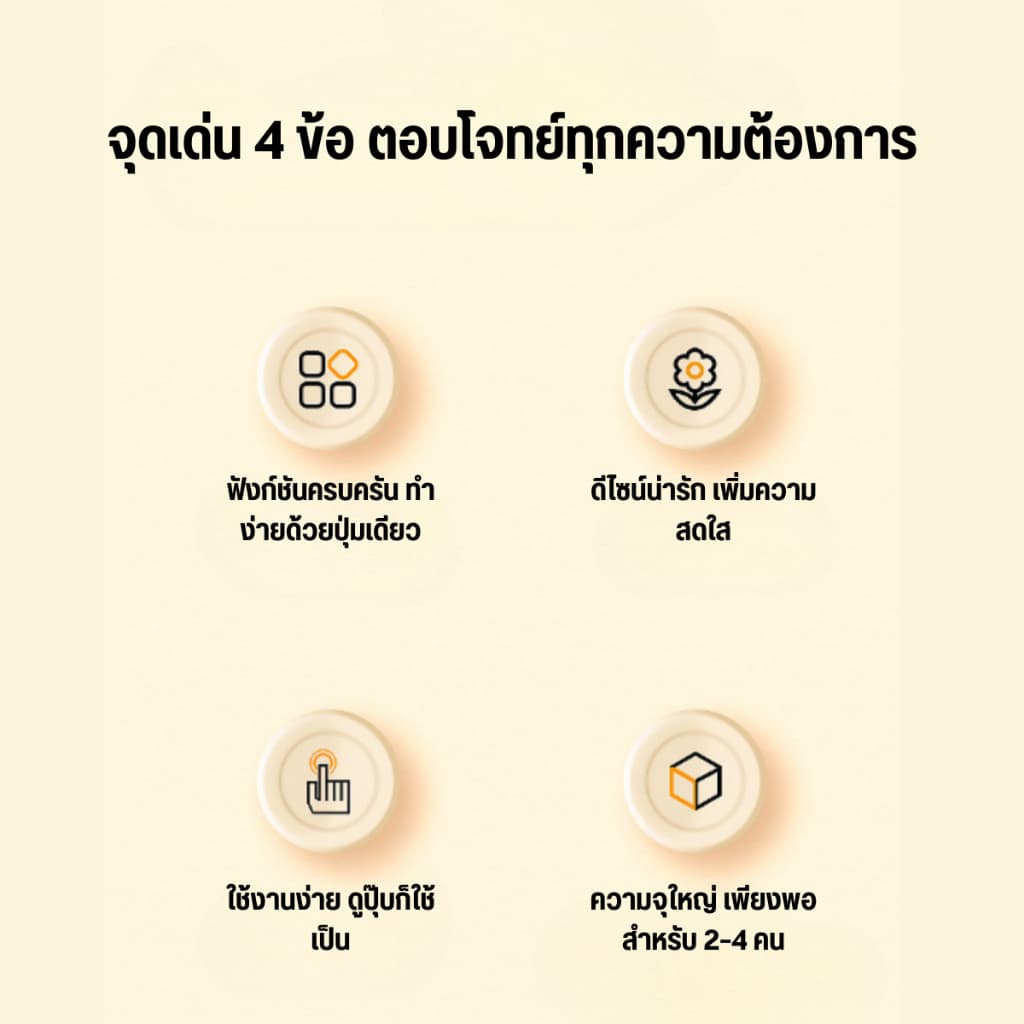 หม้อหุงข้าว mini 1.8L เหมาะสำหรับ 1-2 คน มินิ ไม่ติดก้น กะทะไฟฟ้า อเนกประสงค์ หม้อหุงข้าว การทำงานด้วยปุ่มเดียว D0216 รูปที่ 8