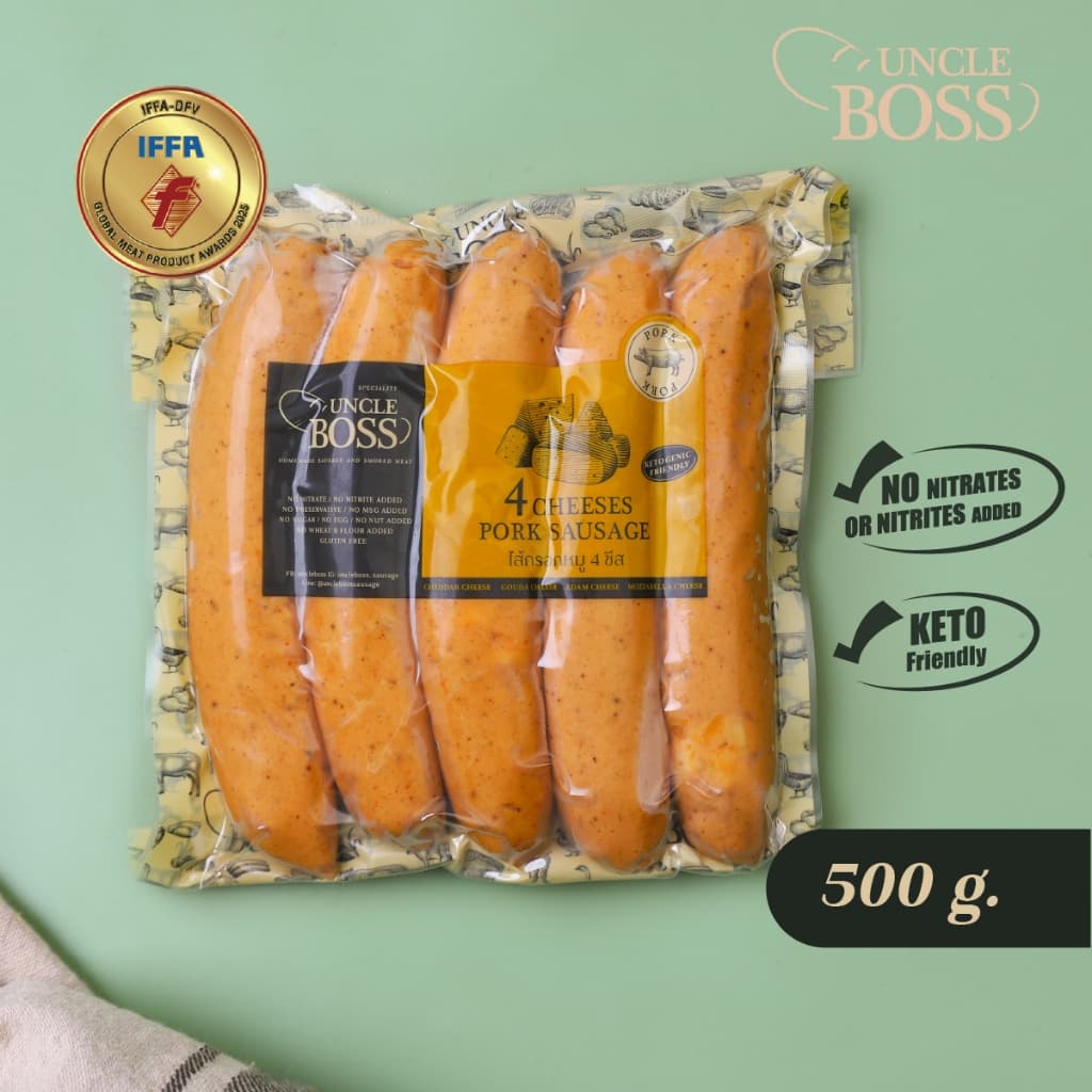 Uncle Boss_Four cheeses Pork sausage (Keto)