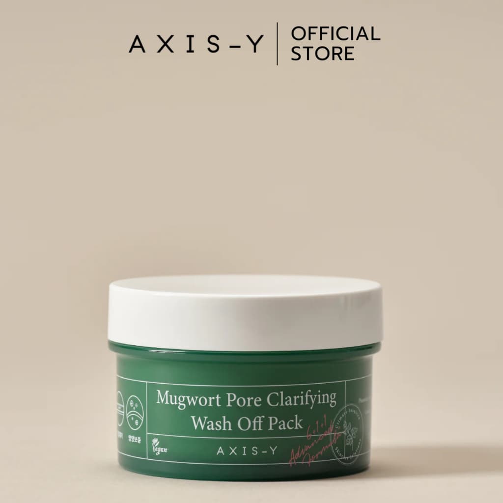 AXIS-Y Mugwort Pore Clarifying Wash Off Pack มักเวิร์ด พอร์ คลาริฟายอิ้ง วอช ออฟ แพ็ค รูปที่ 1