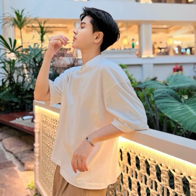 เสื้อยืด Boxy Oversized ทรงครอป V.2 รูปที่ 9
