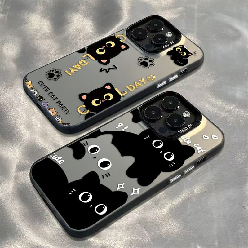 เคสมือถือ For iPhone 16 13 11 15 Pro Max 17 Air 14 12 Pro Max 7 8 Plus XR X XS Max SE 2020 เคสโทรศัพท์ IMD สีสันสดใส รูปที่ 1