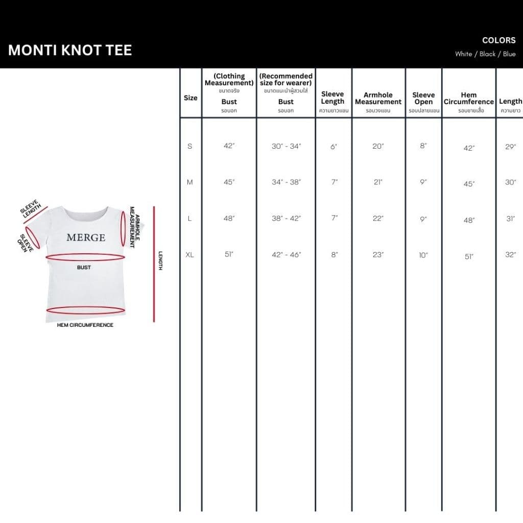 Merge Official - Monti Knot Tee รูปที่ 8