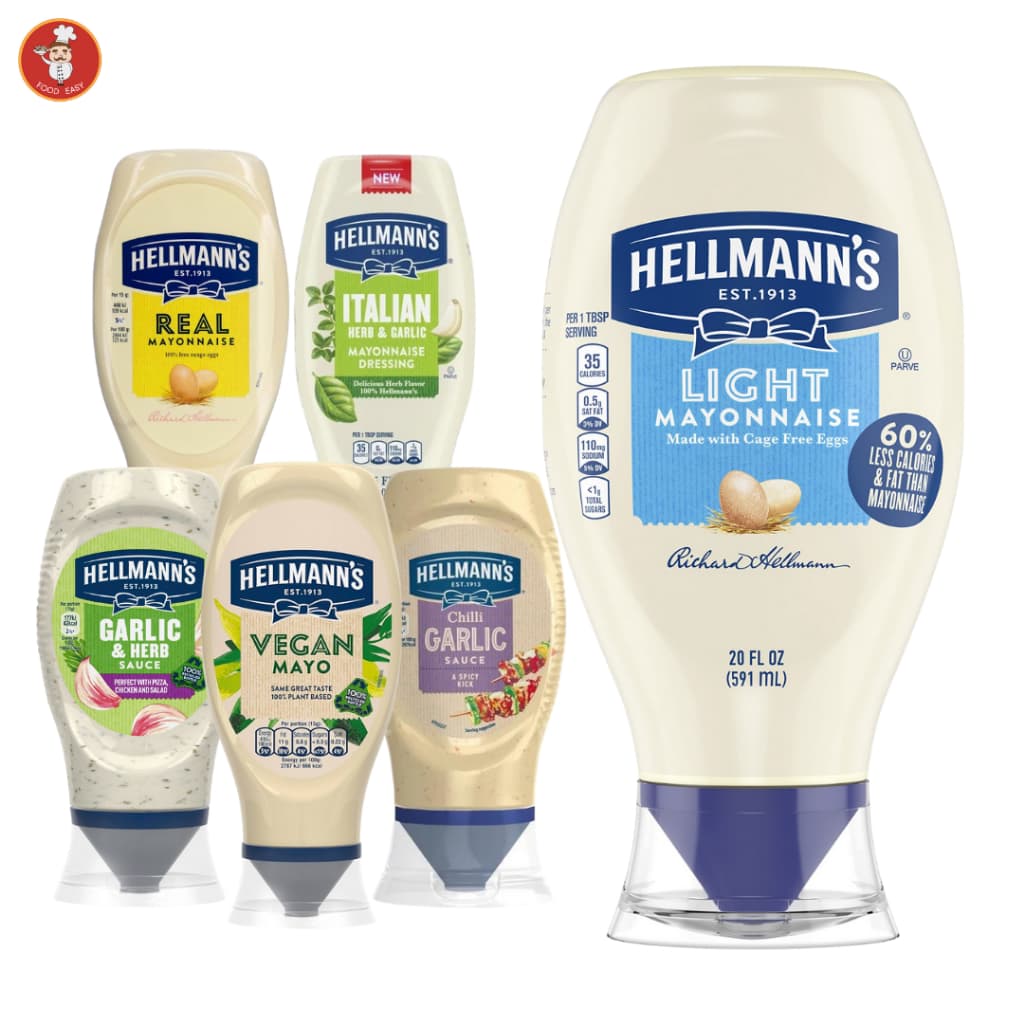 มายองเนส แคลต่ำ Hellmann's Mayonnaise Light 250ml - Low Calories รูปที่ 1