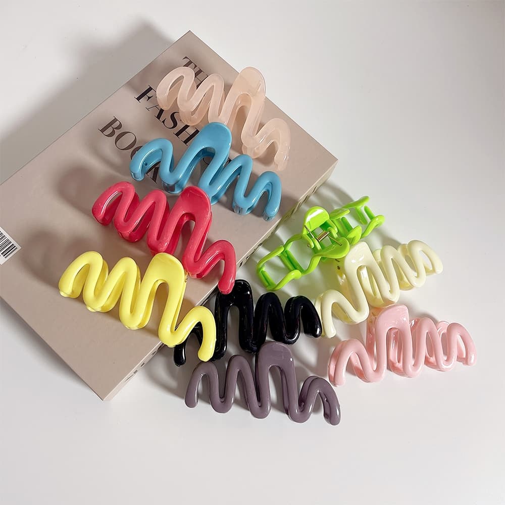 กิ๊บหนีบผม แฟชั่น 10cm ติดผม สีพาสเทล แข็งแรง กิ๊บติดผม จัดส่งจากประเทศไทย สีลูกกวาด รูปร่างเมฆ รูปที่ 8
