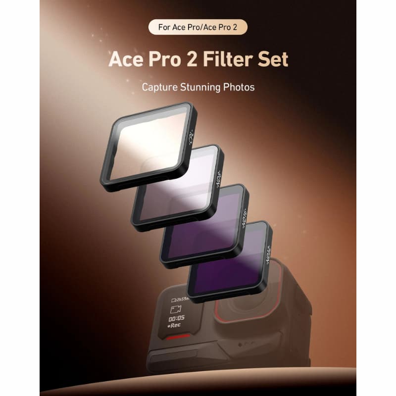 Telesin Insta360 Ace Pro / Ace Pro 2 ฟิลเตอร์ CPL+ND8/16/32 lens filter kit รูปที่ 2