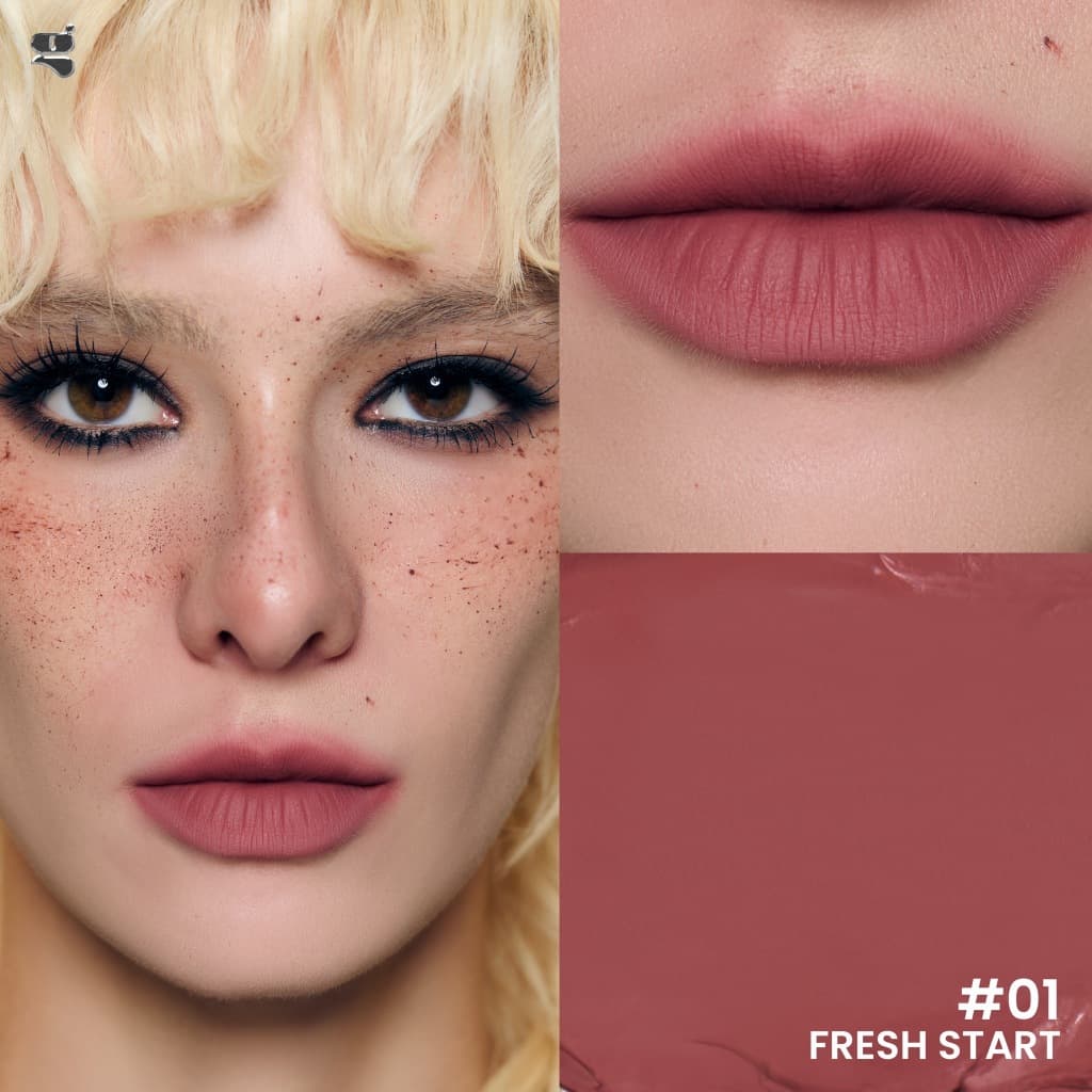 (สูตรใหม่!ติดทนนานกว่าเดิม เนื้อ Liquid ฟินิชแมตต์ ติดทนขั้นสุด) Gala Tiny Silvie Mousse Lip รูปที่ 3