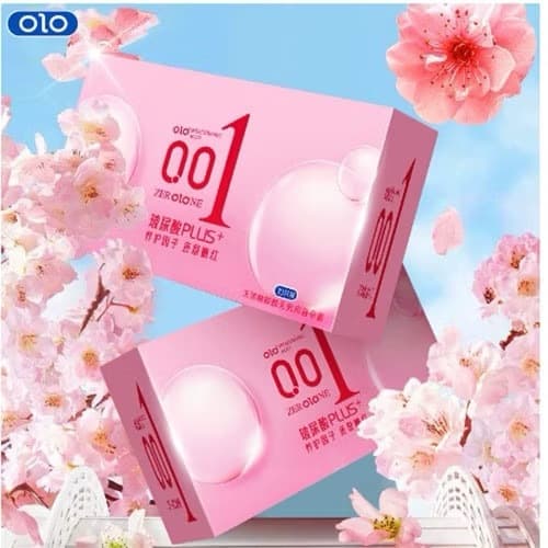 ถุงยางพรีเมี่ยม OLO 001 รุ่นซากุระ ขายดีในญี่ปุ่น ฟรีไซส์49-54มม. รูปที่ 4