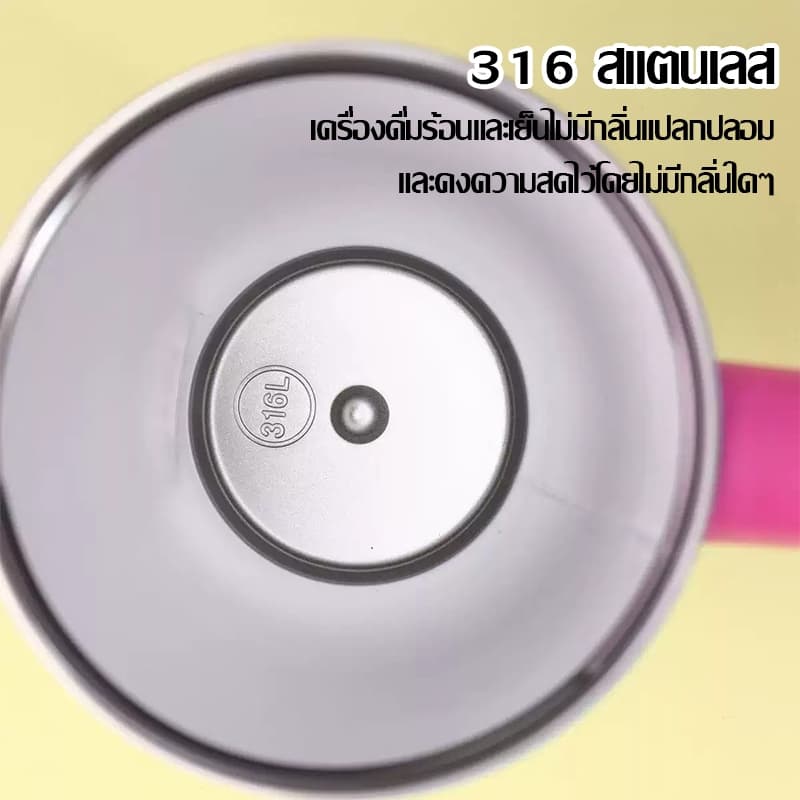 กระติกน้ำเก็บความเย็น มีหลอด แก้วน้ำสแตนเลส316 ดื่มเป็น 2 แบบแก้วเก็บความเย็น ขนาด 710 มล-238 รูปที่ 4