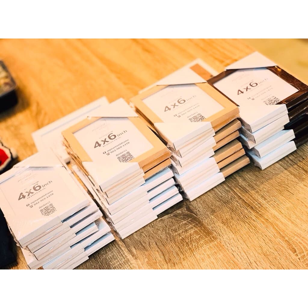 กรอบรูปมินิมอล ขนาด 4x6 นิ้ว •MJMARTINTH FRAME•MINIMAL PHOTO FRAME รูปที่ 4