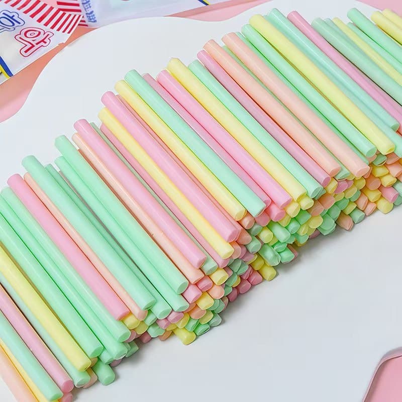 ยกแพ็ค 30 ห่อ พร้อมจัดส่งAPOLLO Straw Candy 18g รสผลไม้ อะพอลโล ขนมวัยเด็ก ขนมโบราณ ขนมน้ำตาลแท่งรสผลไม้ ขนมยุค90 รูปที่ 3