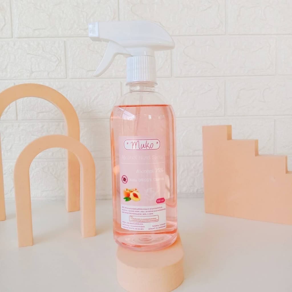 สเปรย์แอลกอฮอล์ 500ml หัวฉีด ใช้งานง่าย แอลกอฮอล์75% เกรดมาตรฐานโรงพยาบาล ไวมาก รูปที่ 6
