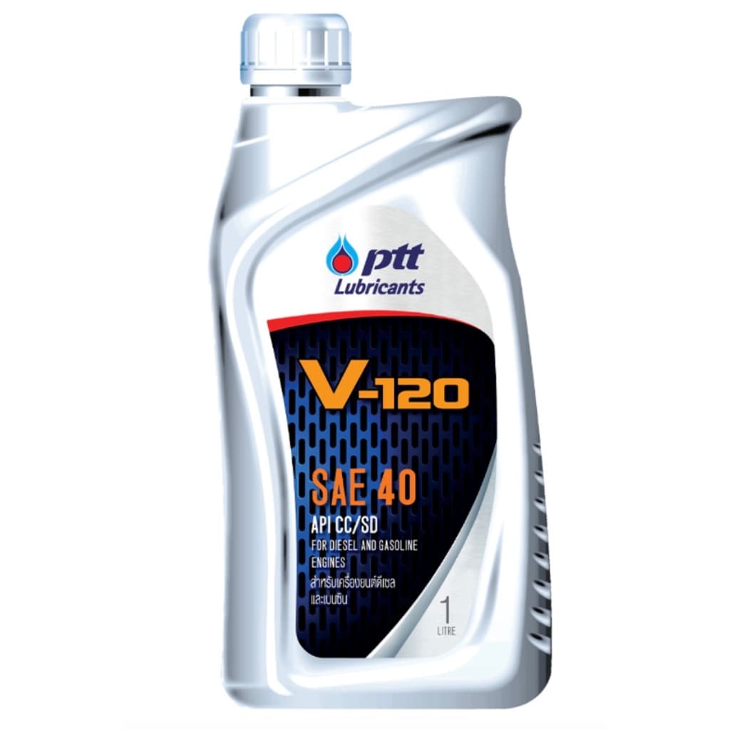 PTT V 120 10/1L วี120 ปตท น้ำมันหล่อลื่น เกรดเดี่ยว ทั่วไป ดีเซล และ เบนซิน รูปที่ 2