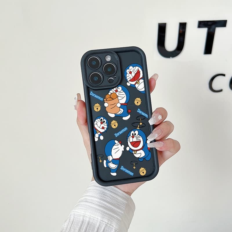 น่ารักจัง doraemon เคส Samsung A04s/A13 A12 M12 A05s A05 A03s A02s A03 A23 A25 A35 A16 A06 A52 A51 A30s A52 A51 รูปที่ 6