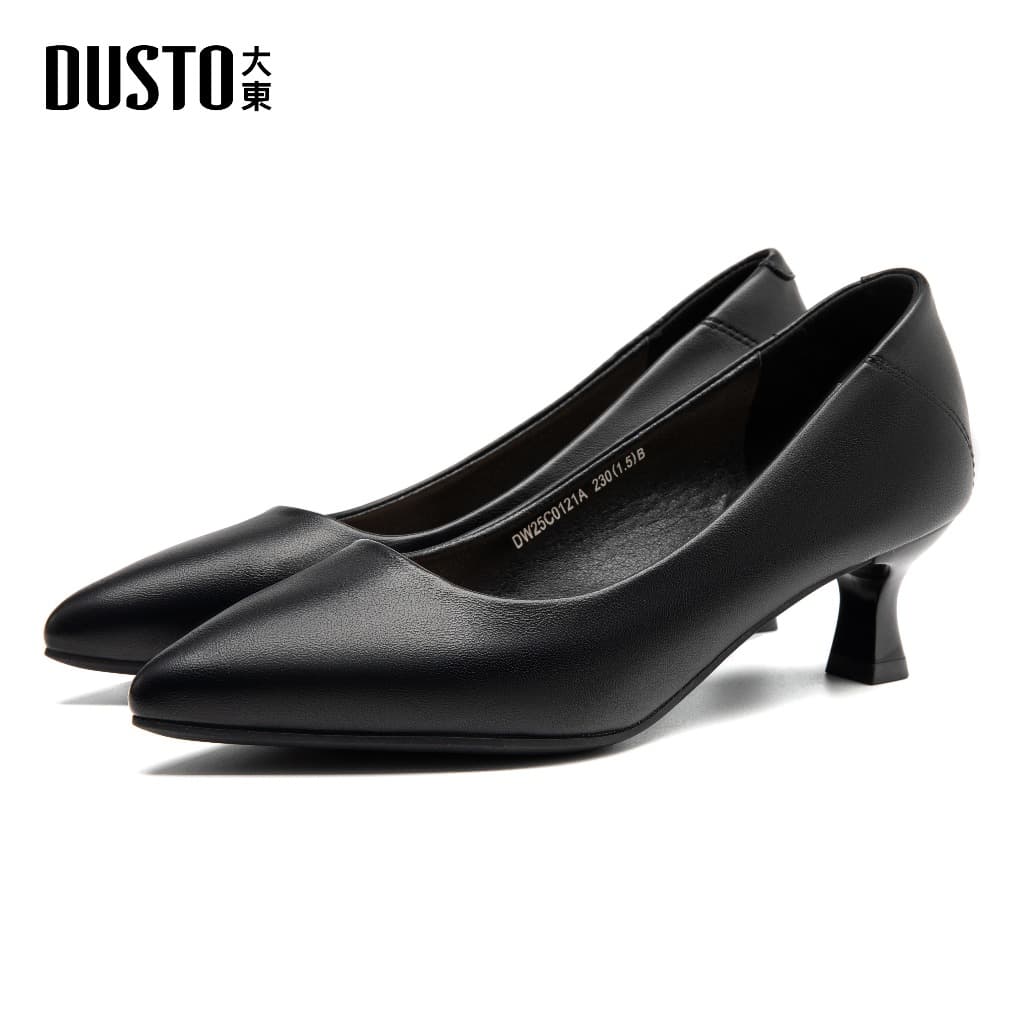 DUSTO รองเท้าส้นสูงหัวแหลม 5 ซม เดินง่าย สวมใส่สบาย เหมาะสำหรับการทำงานและโอกาสทางสังคม รูปที่ 2