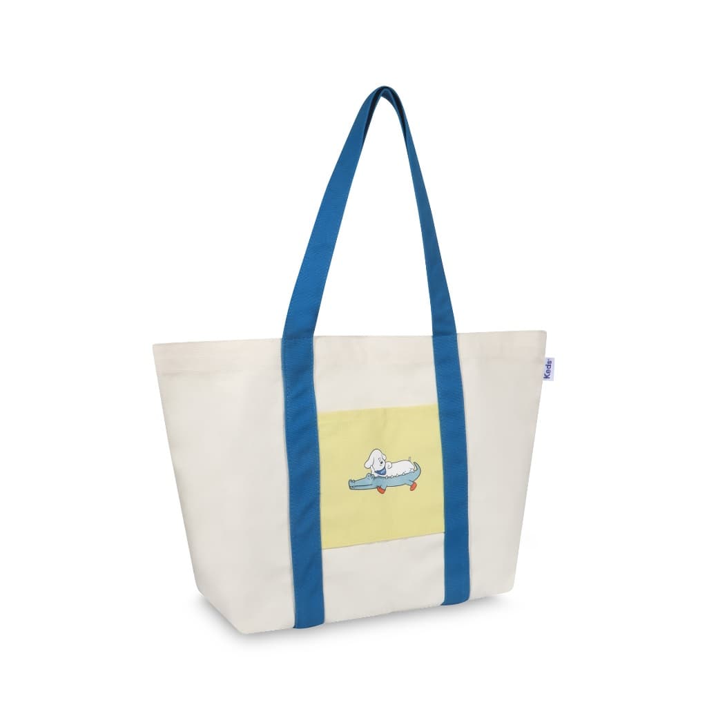 KEDS กระเป๋า รุ่น THE KEDS BAG X SSKTMMEE สีครีม/ สีน้ำเงิน รูปที่ 2