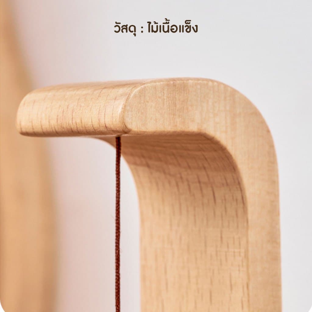 กระดิ่งติดประตู กระดิ่งลมประตู ไม้เนื้อแข็ง กระดิ่งแขวนประตู สําหรับตกแต่งทางเข้าประตู รูปที่ 3