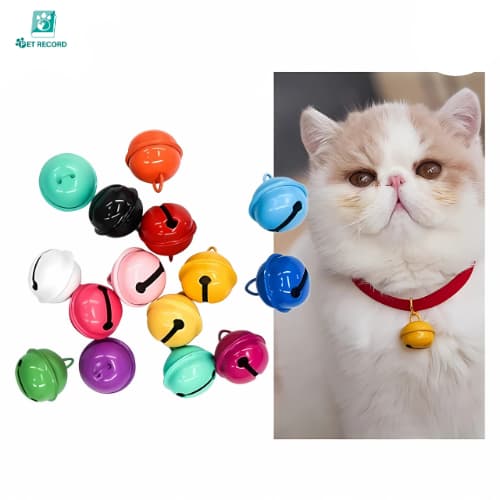 Pet Record ปลอกคอกระดิ่ง ขนาด 22 มม. สีแคนดี้ สําหรับสัตว์เลี้ยง สุนัข แมว DIY รูปที่ 6