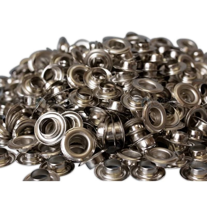 ตาไก่เส้นผ่านศูนย์กลางภายใน10 มม 10mm DK3 Gromets Silver 4# -automatic Grommet Machine100pcs/bag รูปที่ 4
