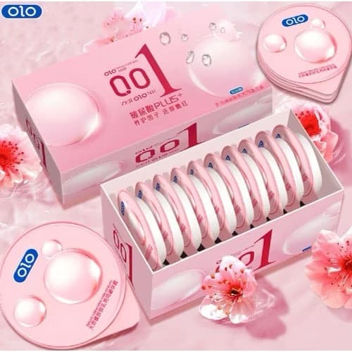 ถุงยางพรีเมี่ยม OLO 001 รุ่นซากุระ ขายดีในญี่ปุ่น ฟรีไซส์49-54มม. รูปที่ 3