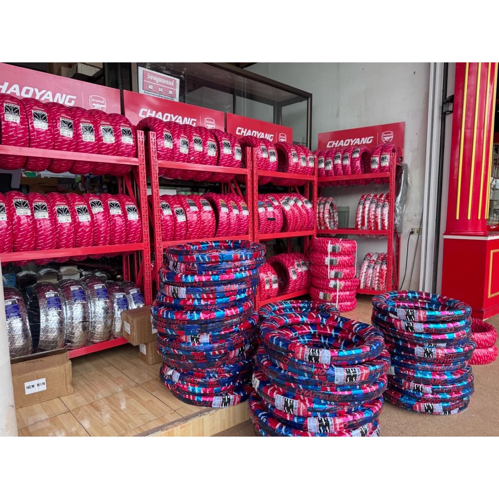 ยางนอก รถฮอนด้า คลิก125I Click-125i รุ่นล้อแม็กขอบ 14 ลายวิง ยางเฉาหยาง ยางหน้า 80/90-14 ยางหลัง 90/90-14 รูปที่ 9