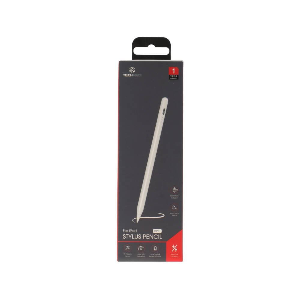 ปากกาสไตลัส TECHPRO Stylus Pencil TSP01 - White by BB Beyond D-Box รูปที่ 6