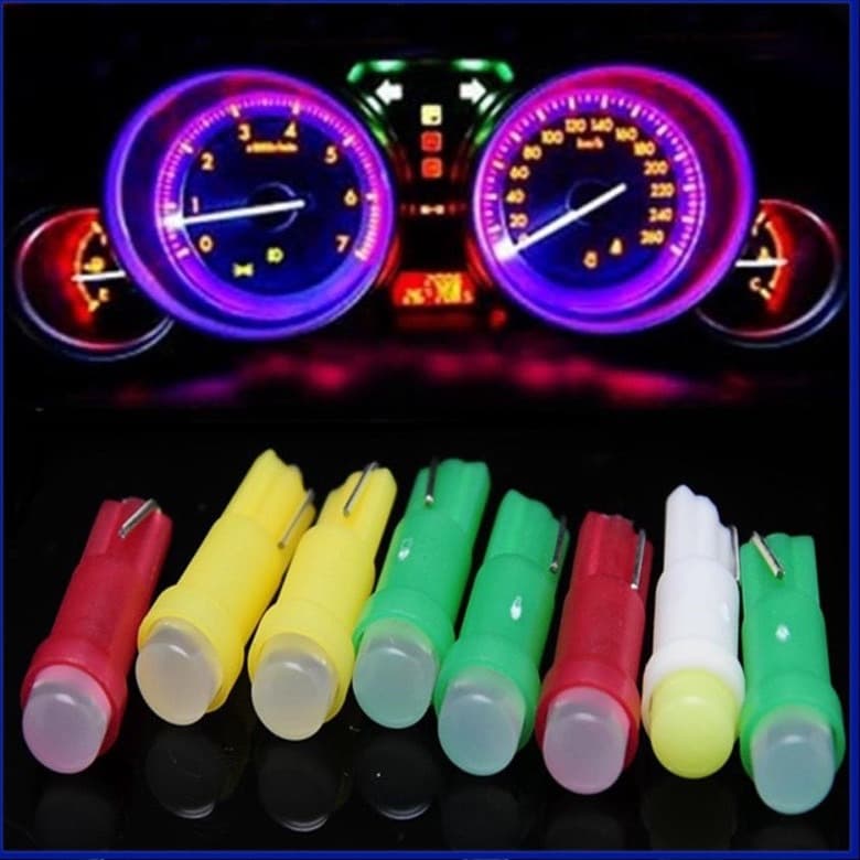 ไฟขั้ว T5 1 SMD LED ไฟหรี่ หน้าปัดรถ เรือนไมล์ คอนโซล รูปที่ 5
