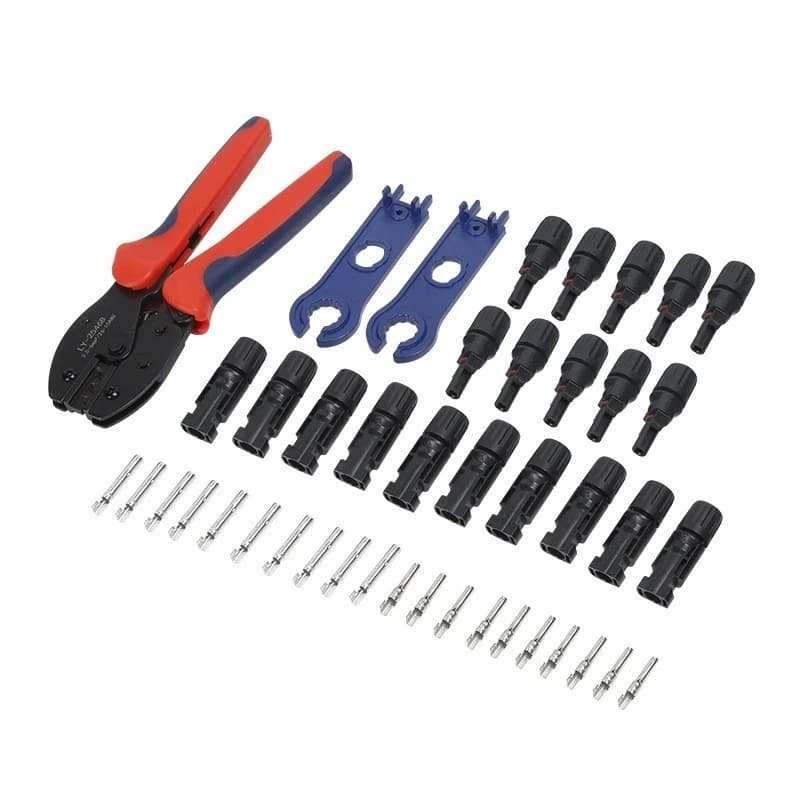 ชุดเครื่องมือ คีมเข้าหัว MC4 ไฟฟ้าโซลาร์เซลล์ MC4 Crimping Connector Terminal Crimping LY-2546 รูปที่ 8