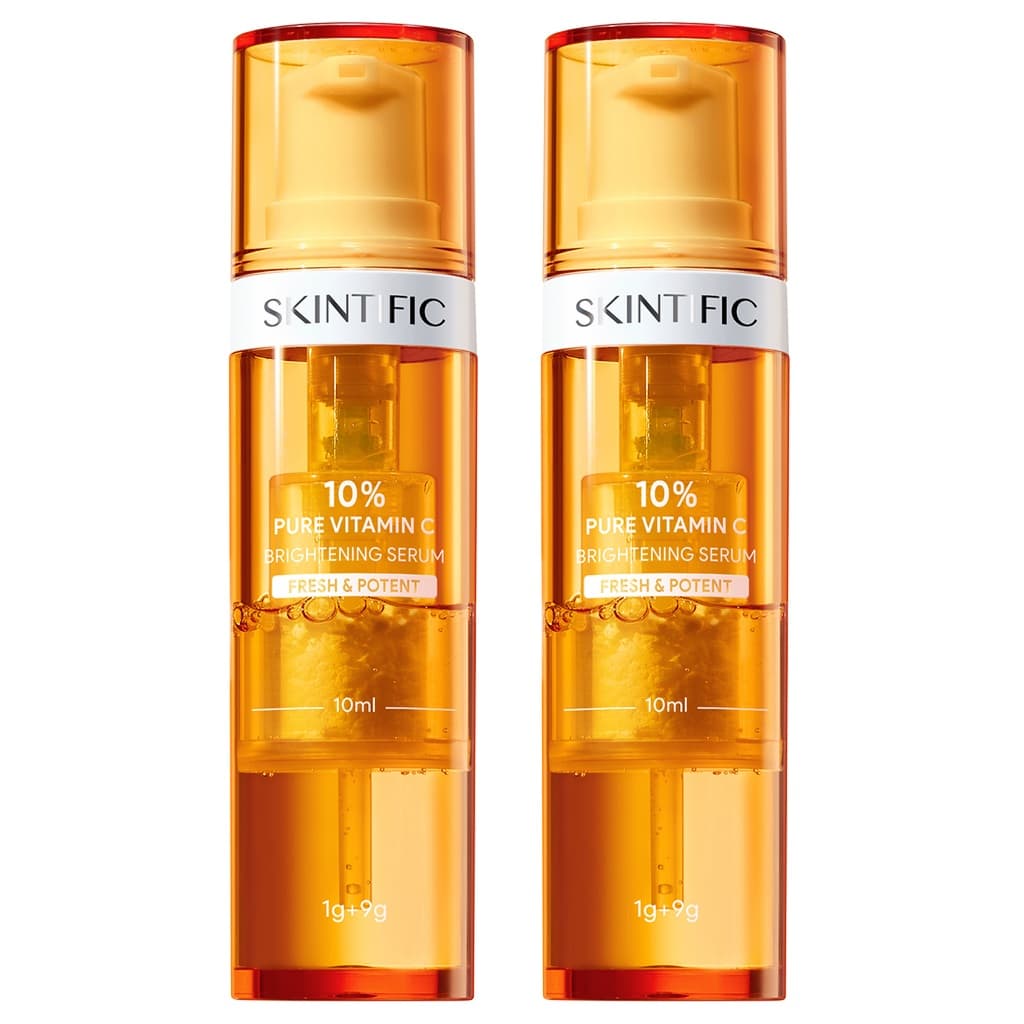 SKINTIFIC - 10% Pure Vitamin C Brightening Serum 10% เพียว วิตามินซี ไบร์ทเทนนิ่ง เซรั่ม 1+1 รูปที่ 3