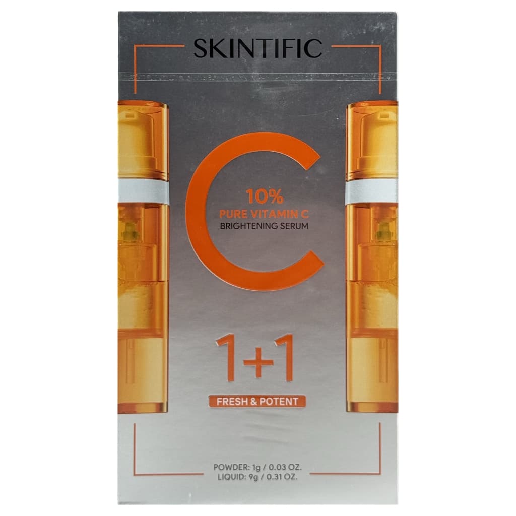 SKINTIFIC - 10% Pure Vitamin C Brightening Serum 10% เพียว วิตามินซี ไบร์ทเทนนิ่ง เซรั่ม 1+1 รูปที่ 2