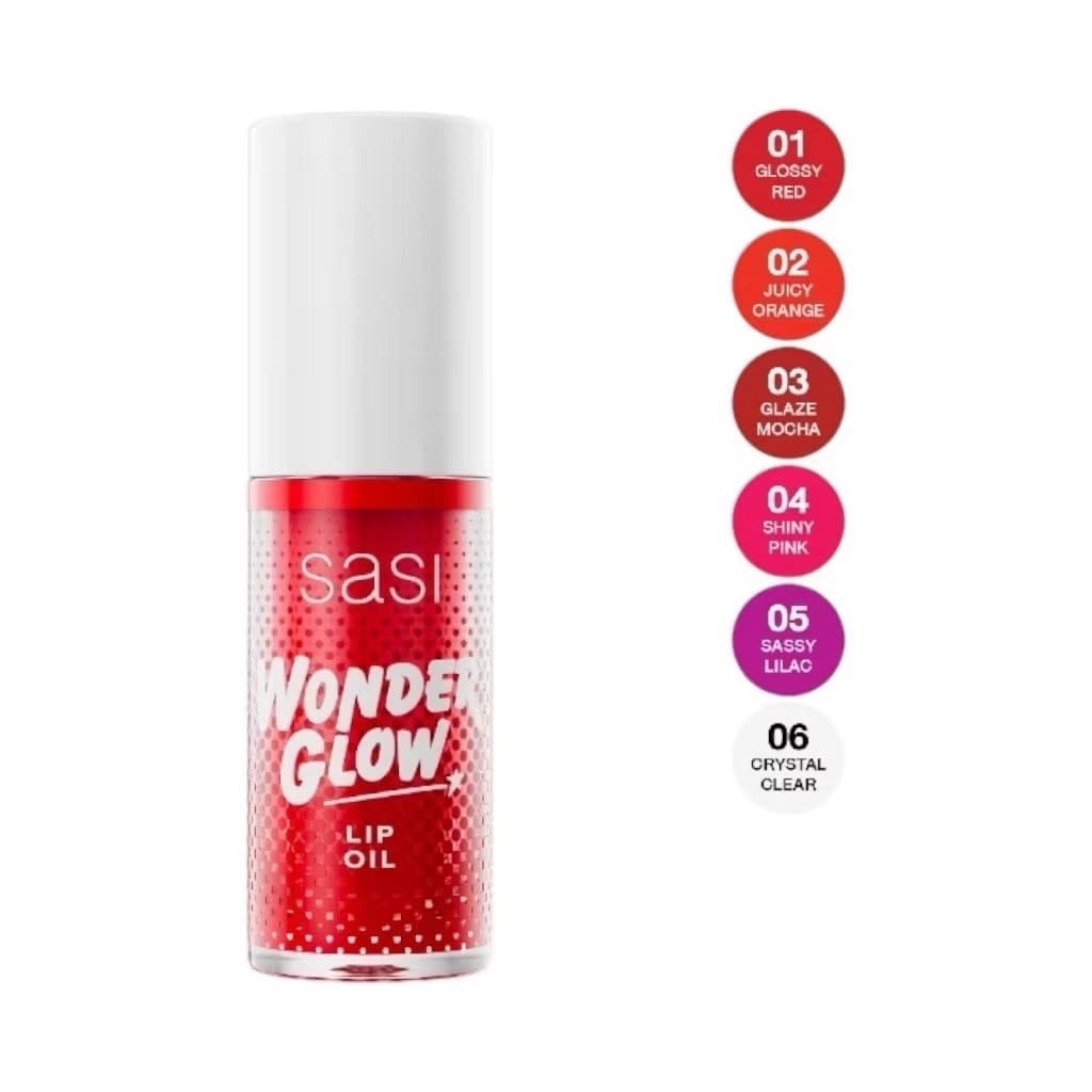 SASI Wonder Glow Lip Oil ศศิ วันเดอร์ ลิป ออยล์ 4g ศศิ วันเดอร์ โกลว์ ลิป ออย รูปที่ 1