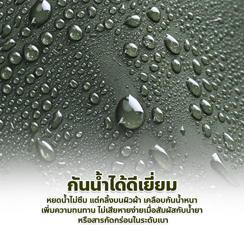 ชุดทำสวนทำนา กันน้ำ สวมใส่สบาย ป้องกันฝุ่น ผ้าPVC พร้อมรองเท้าบูท รูปที่ 3
