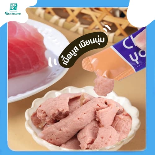 Pet Record ขนมแมวเลีย 16g อร่อยฟิน 5 รสชาติ เกรดพรีเมียม บำรุงขน ไม่เค็ม น้องแมวเลิฟเลย! รูปที่ 6