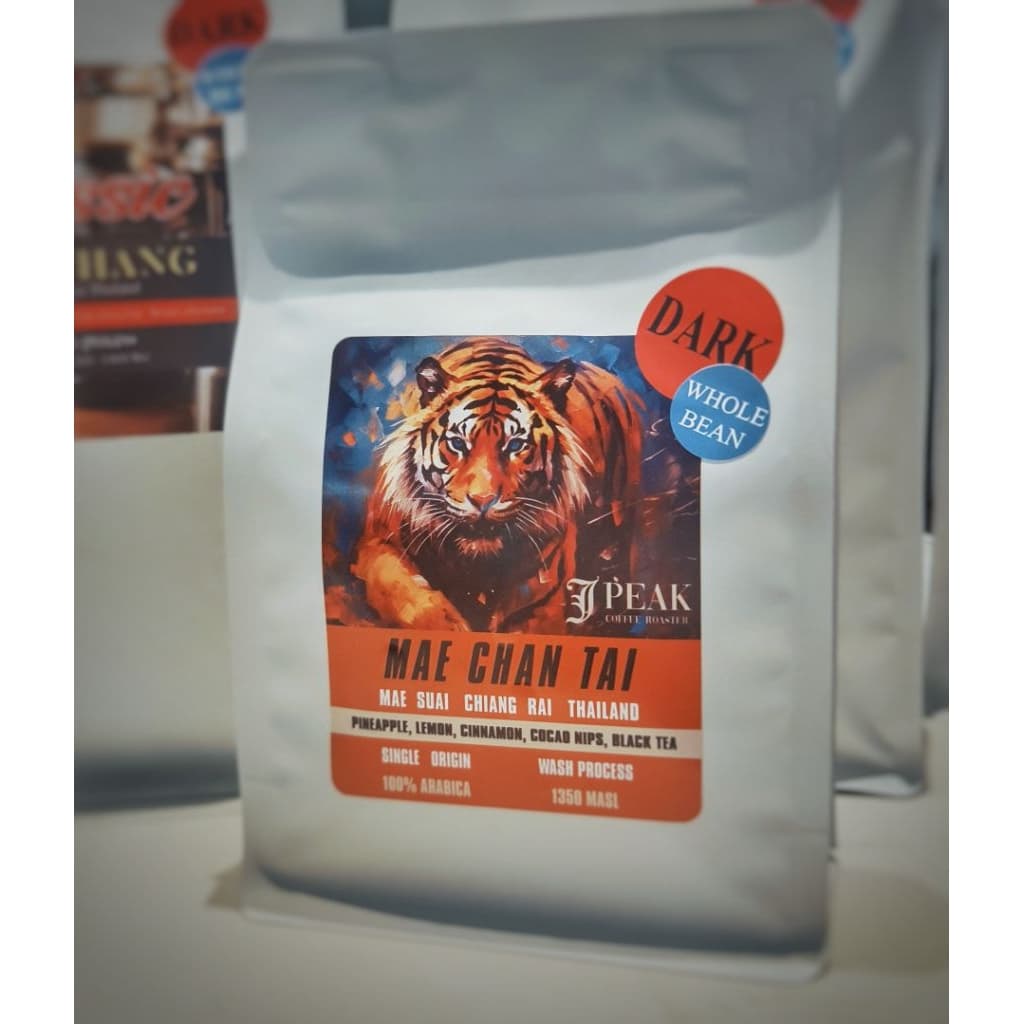 เมล็ดกาแฟคั่ว บ้านแม่จันใต้ อาราบิก้า100% 250 กรัม/ MAE CHAN TAI ARABICA WASH PROCESS 250g. รูปที่ 2